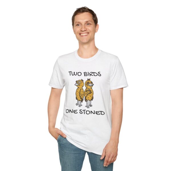 Leaf Smokers " Two Birds One Stoned" T-Shirt - Image 19