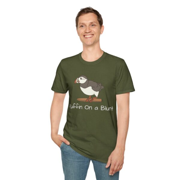 Leaf Smokers "Puffin on a Blunt" T-Shirt - Image 43