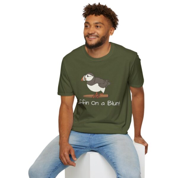 Leaf Smokers "Puffin on a Blunt" T-Shirt - Image 48