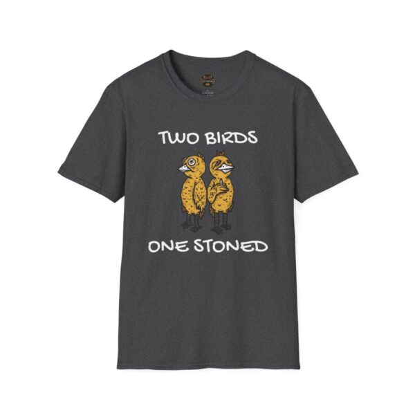 Leaf Smokers " Two Birds One Stoned" T-Shirt - Image 37