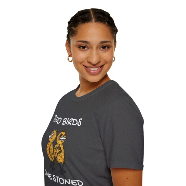 Leaf Smokers " Two Birds One Stoned" T-Shirt - Image 45