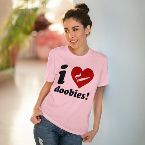 Leaf Smokers "I Love Doobies" T-Shirt - Image 18