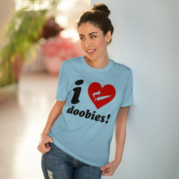 Leaf Smokers "I Love Doobies" T-Shirt - Image 6