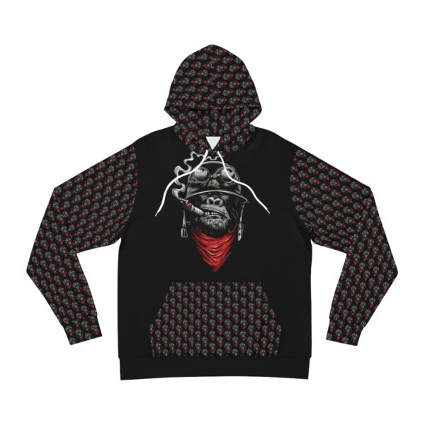 Leaf Smokers "Gritty Gorilla" Black AOP Hoodie