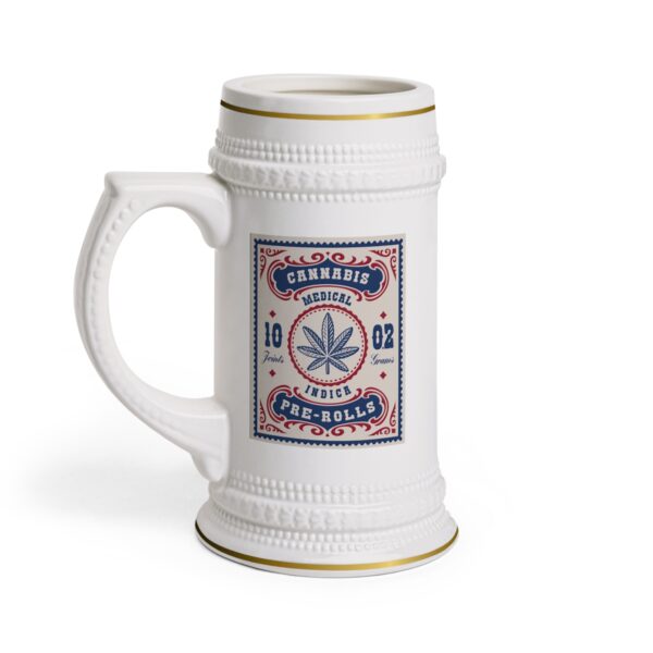 Leaf Smokers "Cannabis Pre Roll" Stein - Image 3