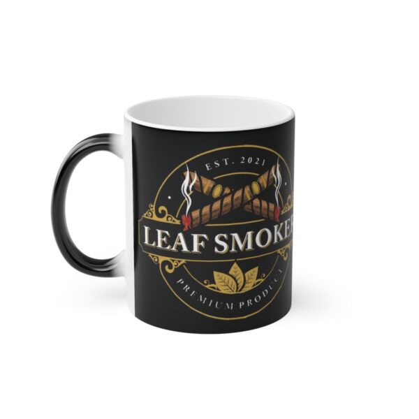 Leaf Smokers "Logo" Magic Coffe Mug - Image 4