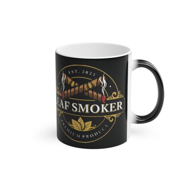 Leaf Smokers "Logo" Magic Coffe Mug - Image 5