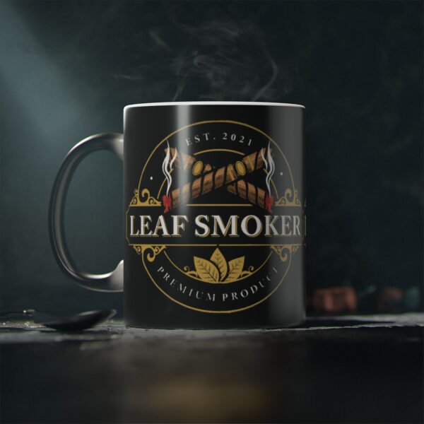 Leaf Smokers "Logo" Magic Coffe Mug - Image 7