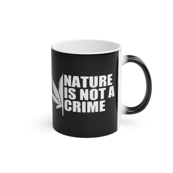 Leaf Smokers "Nature is Not a Crime" Coffee Mug - Image 5