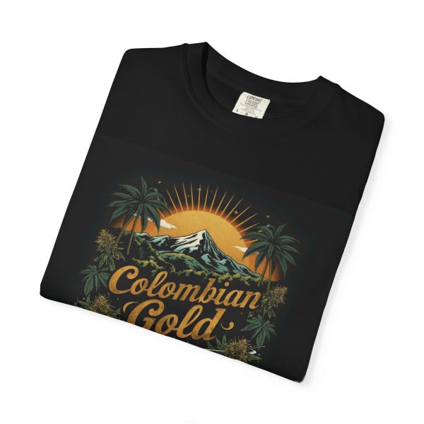 Colombian Gold T-Shirt | Garment-Dyed Tee, Unisex Casual Style, Outdoorsy Vibe, Ideal for Coffee Lovers & Adventure Seekers - Image 3
