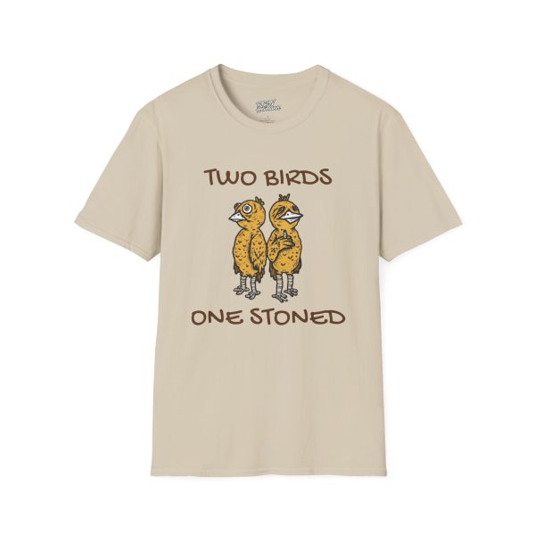 "Two Birds One Stoned" T-Shirt - Image 9