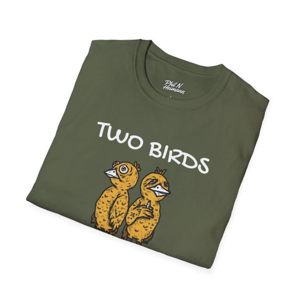 "Two Birds One Stoned" T-Shirt - Image 4